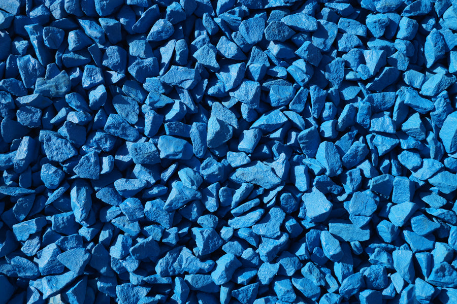 Colour Quarry - 20mm Sapphire Blue Decorative Coloured Stone 15kg