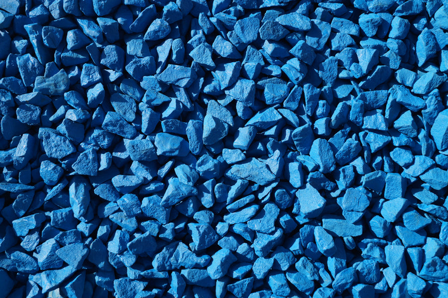 Colour Quarry - 20mm Sapphire Blue Decorative Coloured Stone 900kg