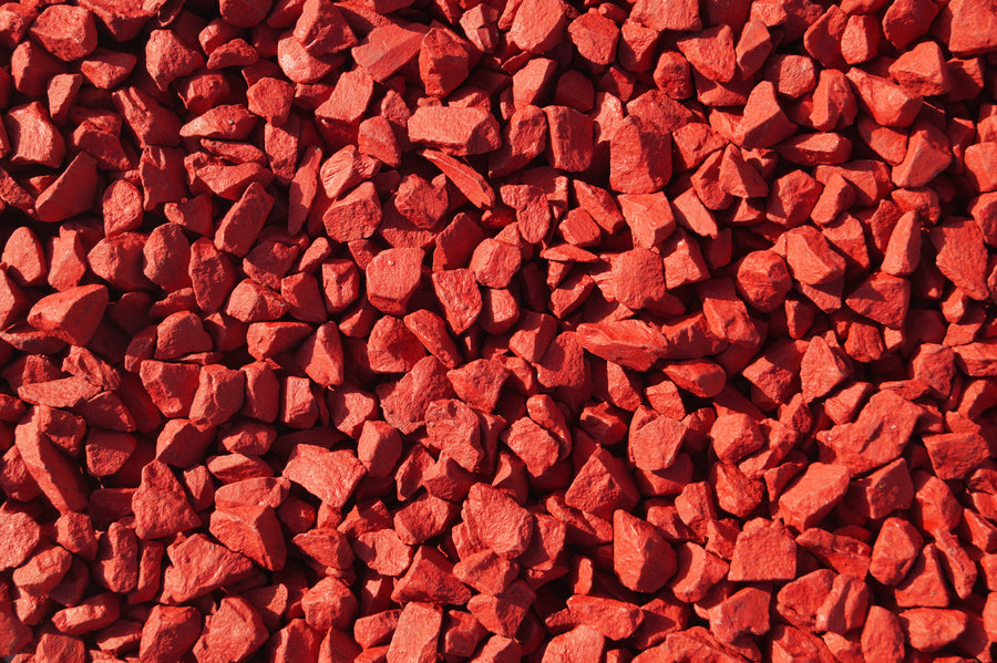 Colour Quarry - 20mm Ruby Red Decorative Coloured Stone 15kg