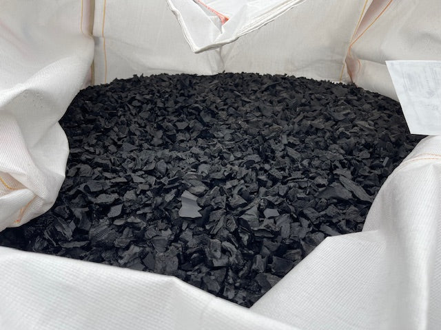 Natural Coloured Rubber Mulch Play Bark chippings - 1000 KG