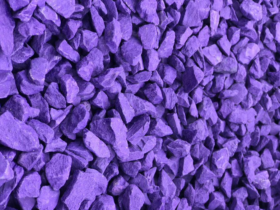 Colour Quarry - 20mm Amethyst Purple Decorative Coloured Stone 15kg