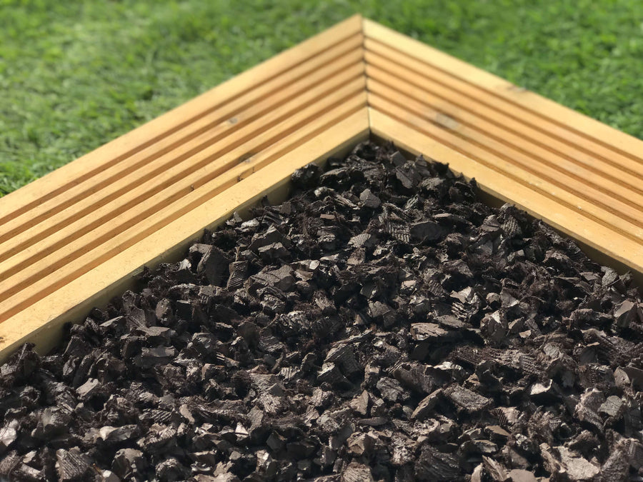 ECO Brown Rubber Mulch Play Bark Chip – 500KG