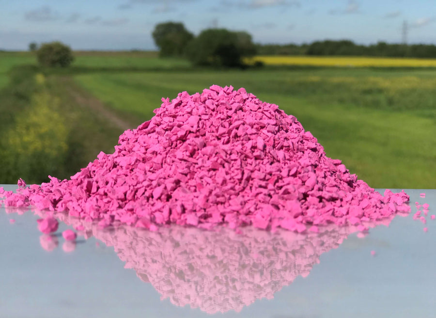 EPDM Pink Rubber Granules 1-4mm