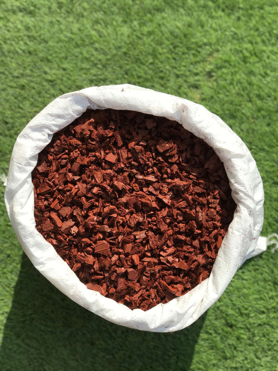 ECO Red Rubber Mulch Play Bark Chip – 20KG