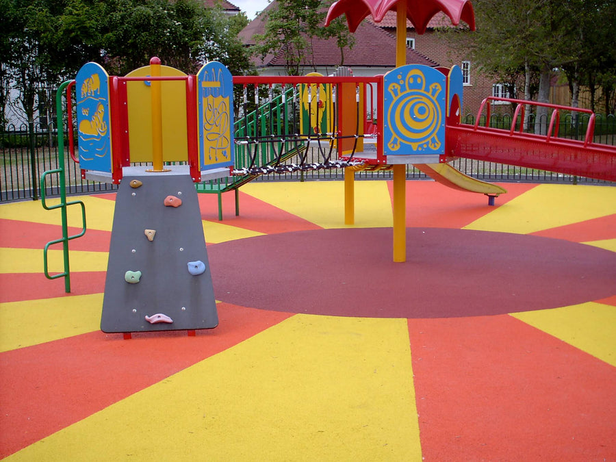 DIY Colourful Rubber Playground Kit